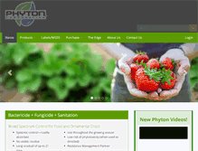 Tablet Screenshot of phytoncorp.com